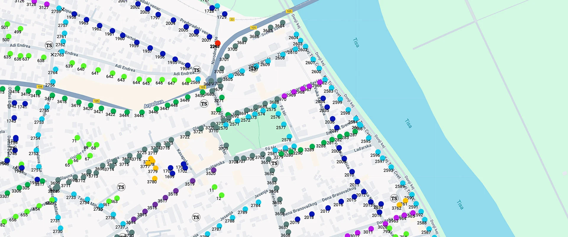 SEIv application map